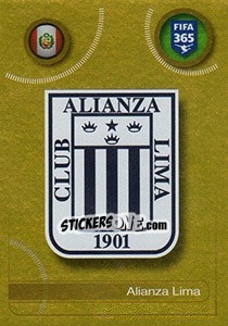 Sticker Alianza Lima logo - FIFA 365: 2016-2017. South America n. 79 - Panini