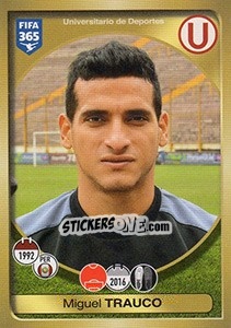 Sticker Miguel Trauco - FIFA 365: 2016-2017. South America n. 91 - Panini