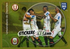 Sticker Universitario de Deportes team - FIFA 365: 2016-2017. South America - Panini