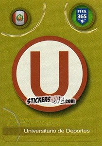 Sticker Universitario de Deportes logo - FIFA 365: 2016-2017. South America - Panini