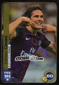 Sticker Edinson Cavani (Paris Saint-Germain) - FIFA 365: 2016-2017. South America - Panini