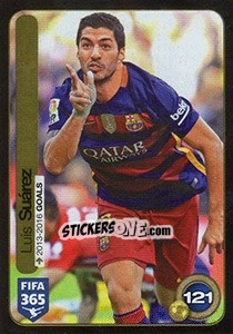 Sticker Luis Suárez (FC Barcelona) - FIFA 365: 2016-2017. South America n. 111 - Panini