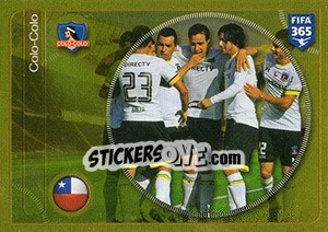Sticker Colo-Colo team - FIFA 365: 2016-2017. South America - Panini