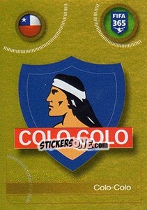 Sticker Colo-Colo logo - FIFA 365: 2016-2017. South America n. 153 - Panini