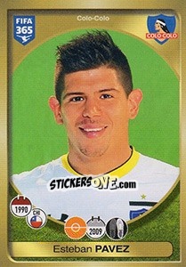 Sticker Esteban Pavez - FIFA 365: 2016-2017. South America - Panini