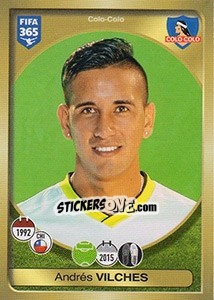 Cromo Andrés Vilches - FIFA 365: 2016-2017. South America - Panini