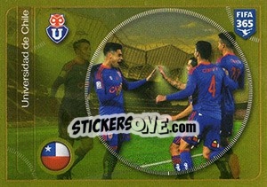 Sticker Universidad de Chile team - FIFA 365: 2016-2017. South America - Panini