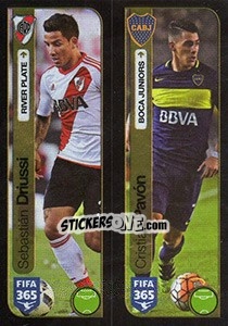 Cromo Sebastián Driussi (River Plate) / Cristian Pavon (Boca Juniors)