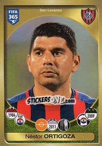 Sticker Néstor Ortigoza - FIFA 365: 2016-2017. South America - Panini