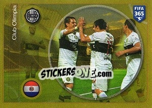 Sticker Club Olimpia team - FIFA 365: 2016-2017. South America - Panini