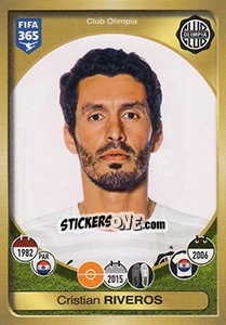 Sticker Cristian Riveros - FIFA 365: 2016-2017. South America - Panini