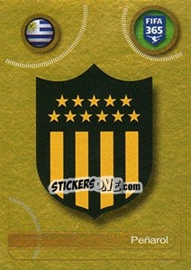 Sticker Peñarol logo - FIFA 365: 2016-2017. South America - Panini