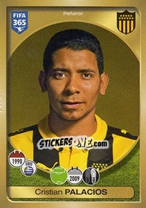 Sticker Cristian Palacios - FIFA 365: 2016-2017. South America - Panini