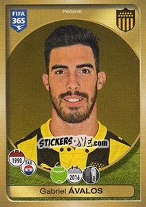 Cromo Gabriel Ávalos - FIFA 365: 2016-2017. South America - Panini