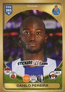 Sticker Danilo Pereira - FIFA 365: 2016-2017. South America n. 331 - Panini