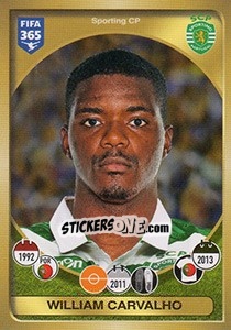 Sticker William Carvalho - FIFA 365: 2016-2017. South America n. 346 - Panini