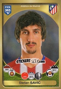Sticker Stefan Savic - FIFA 365: 2016-2017. South America n. 353 - Panini