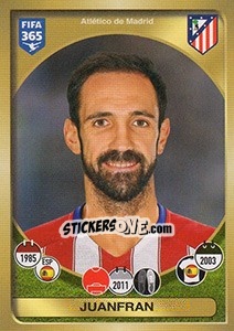 Sticker Juanfran - FIFA 365: 2016-2017. South America n. 358 - Panini