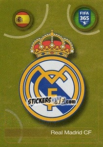 Sticker Real Madrid CF logo - FIFA 365: 2016-2017. South America - Panini