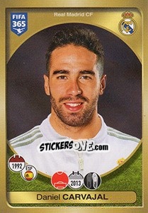 Sticker Daniel Carvajal - FIFA 365: 2016-2017. South America n. 400 - Panini