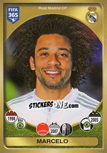 Sticker Marcelo - FIFA 365: 2016-2017. South America - Panini