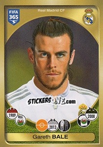 Sticker Gareth Bale - FIFA 365: 2016-2017. South America - Panini