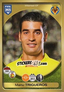 Sticker Manu Trigueros - FIFA 365: 2016-2017. South America - Panini