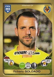 Sticker Roberto Soldado - FIFA 365: 2016-2017. South America - Panini