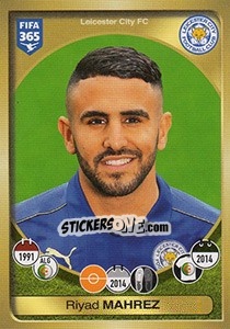 Sticker Riyad Mahrez - FIFA 365: 2016-2017. South America n. 431 - Panini