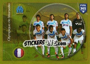Sticker Olympique de Marseille team - FIFA 365: 2016-2017. South America - Panini
