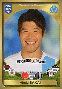 Sticker Hiroki Sakai - FIFA 365: 2016-2017. South America n. 443 - Panini