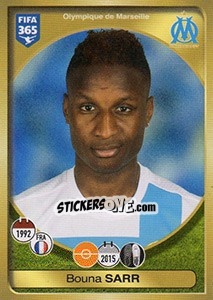 Sticker Bouna Sarr - FIFA 365: 2016-2017. South America n. 448 - Panini