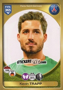 Sticker Kevin Trapp - FIFA 365: 2016-2017. South America n. 450 - Panini