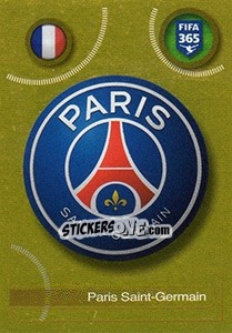 Cromo Paris Saint-Germain logo - FIFA 365: 2016-2017. South America - Panini