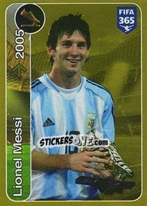 Sticker Lionel Messi (FC Barcelona) - FIFA 365: 2016-2017. South America n. 464 - Panini