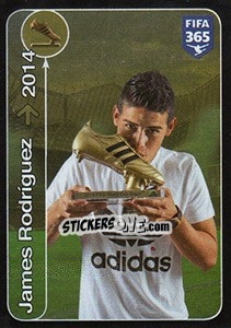 Sticker James Rodríguez (Real Madrid CF) - FIFA 365: 2016-2017. South America - Panini