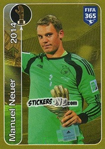 Sticker Manuel Neuer (FC Bayern München) - FIFA 365: 2016-2017. South America n. 468 - Panini