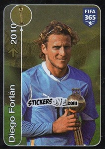 Sticker Diego Forlán (Peñarol) - FIFA 365: 2016-2017. South America - Panini