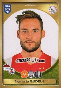 Sticker Nemanja Gudelj - FIFA 365: 2016-2017. South America n. 485 - Panini