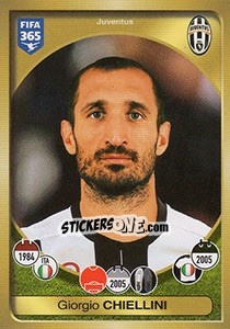 Sticker Giorgio Chiellini - FIFA 365: 2016-2017. South America n. 490 - Panini
