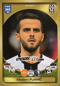 Sticker Miralem Pjanic - FIFA 365: 2016-2017. South America - Panini