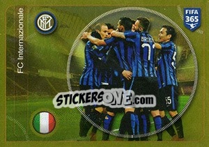 Sticker FC Internazionale team - FIFA 365: 2016-2017. South America - Panini