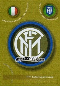 Cromo FC Internazionale logo - FIFA 365: 2016-2017. South America - Panini