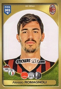 Sticker Alessio Romagnoli - FIFA 365: 2016-2017. South America - Panini