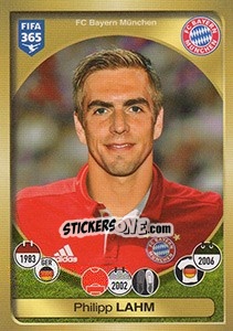 Sticker Philipp Lahm - FIFA 365: 2016-2017. South America n. 531 - Panini