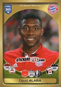 Sticker David Alaba - FIFA 365: 2016-2017. South America n. 533 - Panini