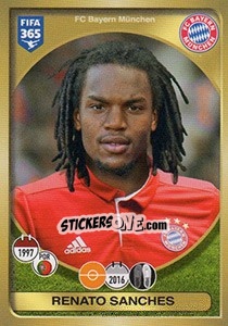 Sticker Renato Sanches - FIFA 365: 2016-2017. South America n. 539 - Panini