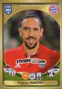 Sticker Franck Ribéry - FIFA 365: 2016-2017. South America - Panini