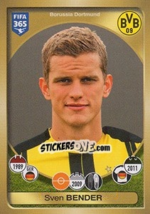 Cromo Sven Bender - FIFA 365: 2016-2017. South America - Panini