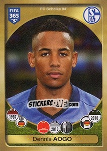 Cromo Dennis Aogo - FIFA 365: 2016-2017. South America n. 573 - Panini